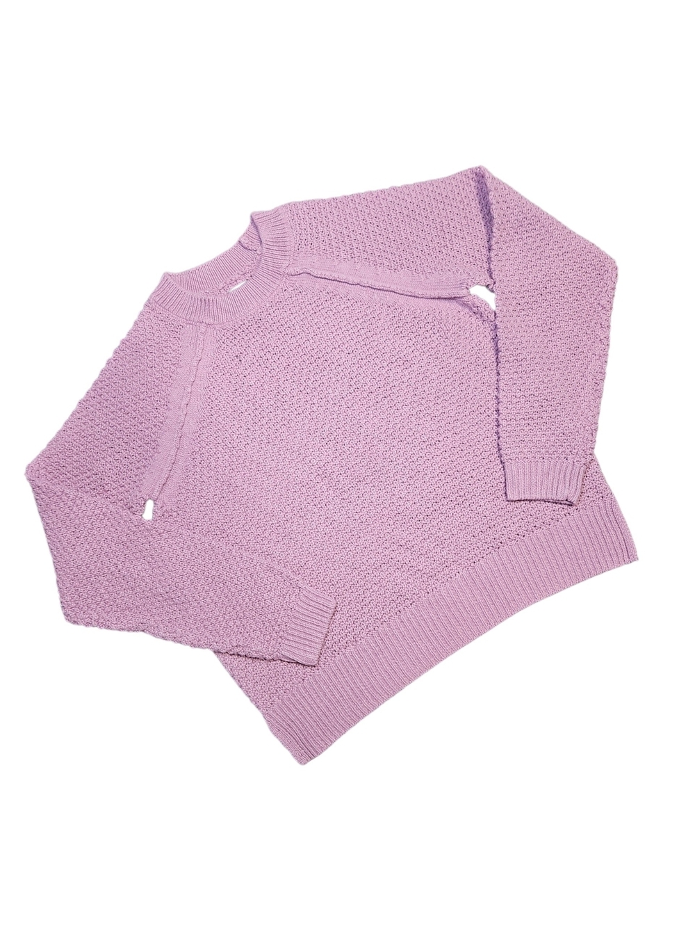 GAP Women's Winter Warm Lilac Crewneck Sweater Size X-Small